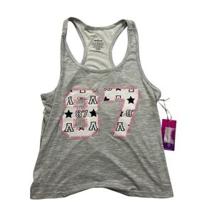NWT Aeropostale Women’s Racerback Tank Top Small Heather Gray Sleepwear